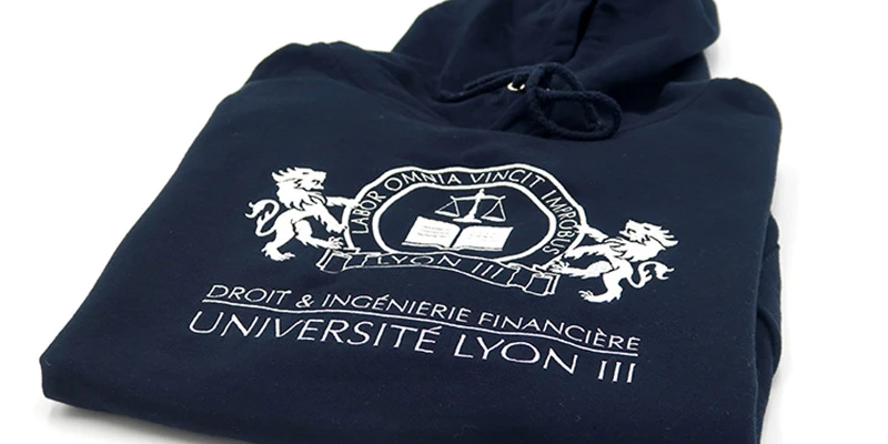 Sweat Brodé Étudiant