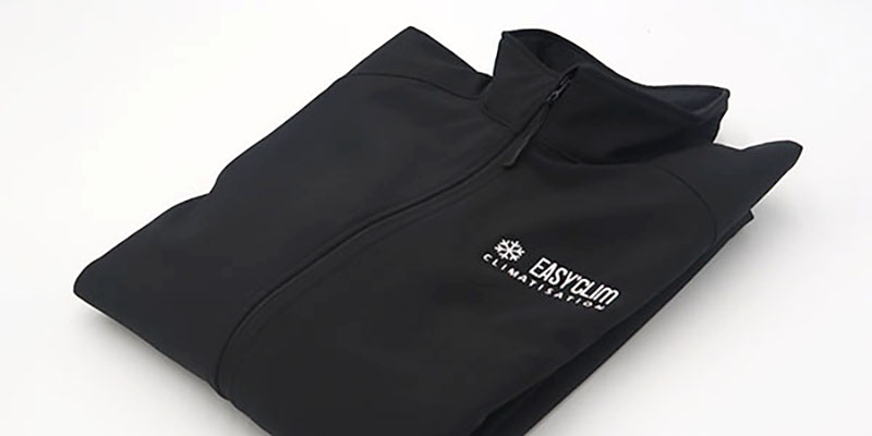 Broderie softshell