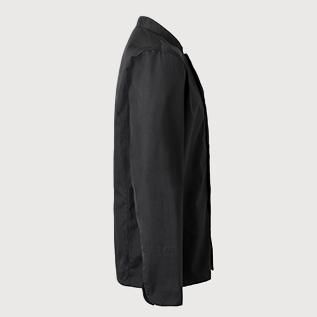 veste de cuisine noire ML cote